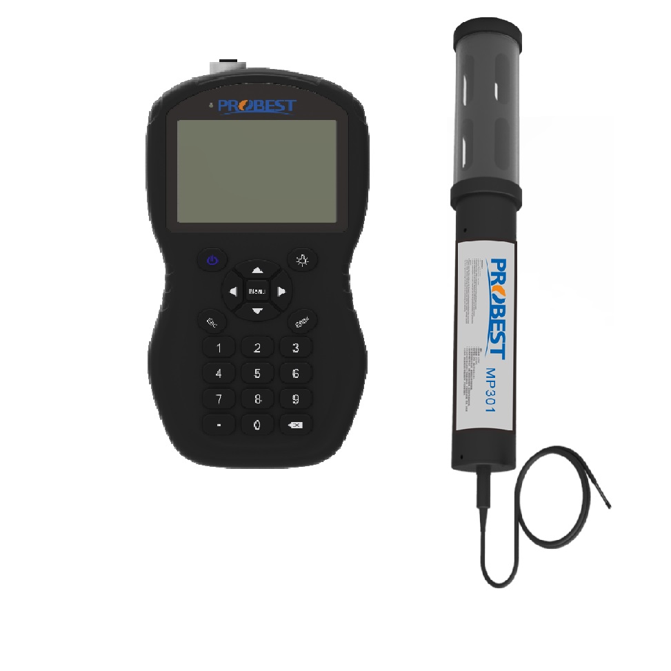 Parámetro del dispositivo detector de agua en línea de China MP301 de los instrumentos del analizador de calidad del agua