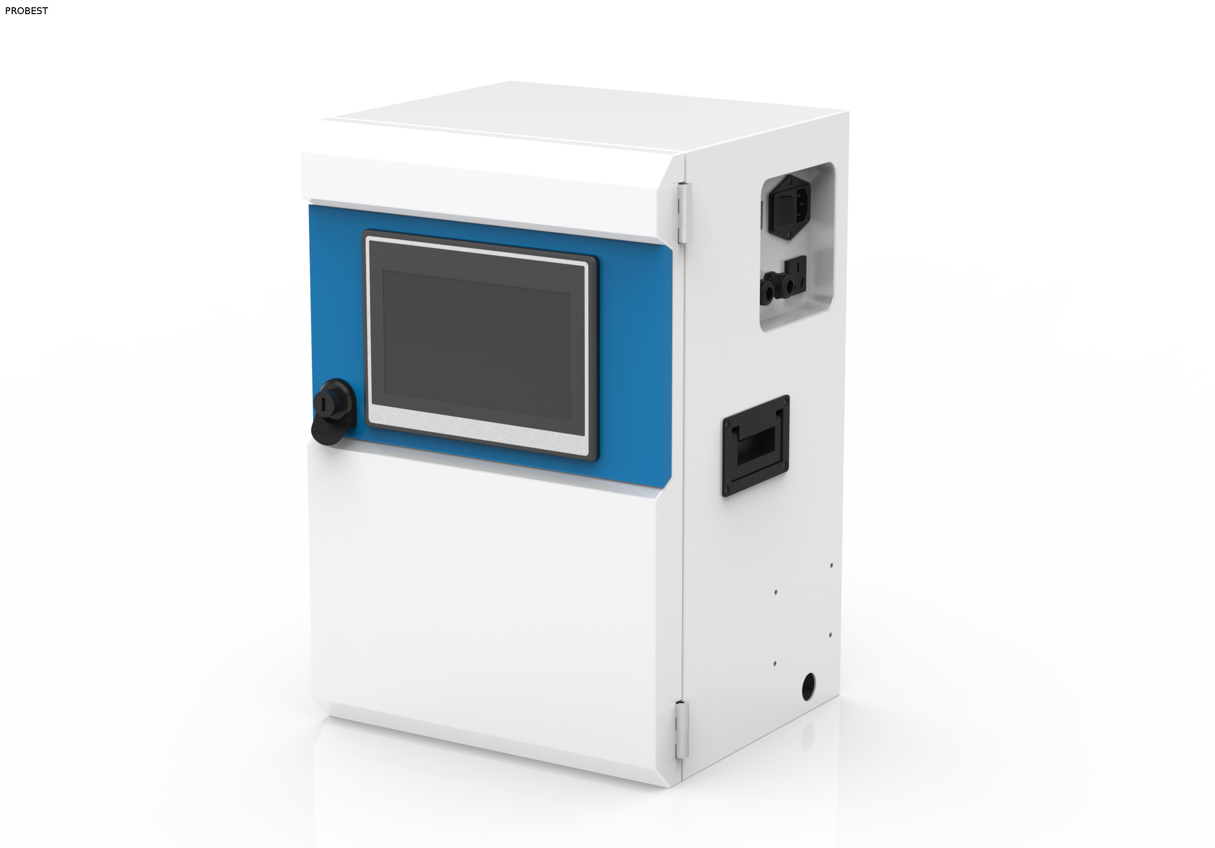 Monitor colorimétrico de analizadores de amoníaco en línea para aguas residuales